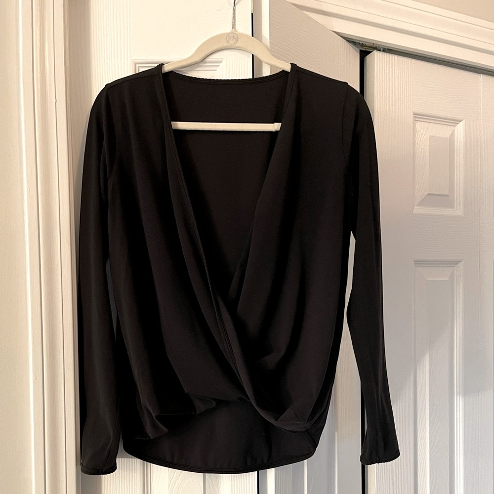 Lululemon Tops Lululemon Iconic Wrap Open Crossover Front Long Sleeve